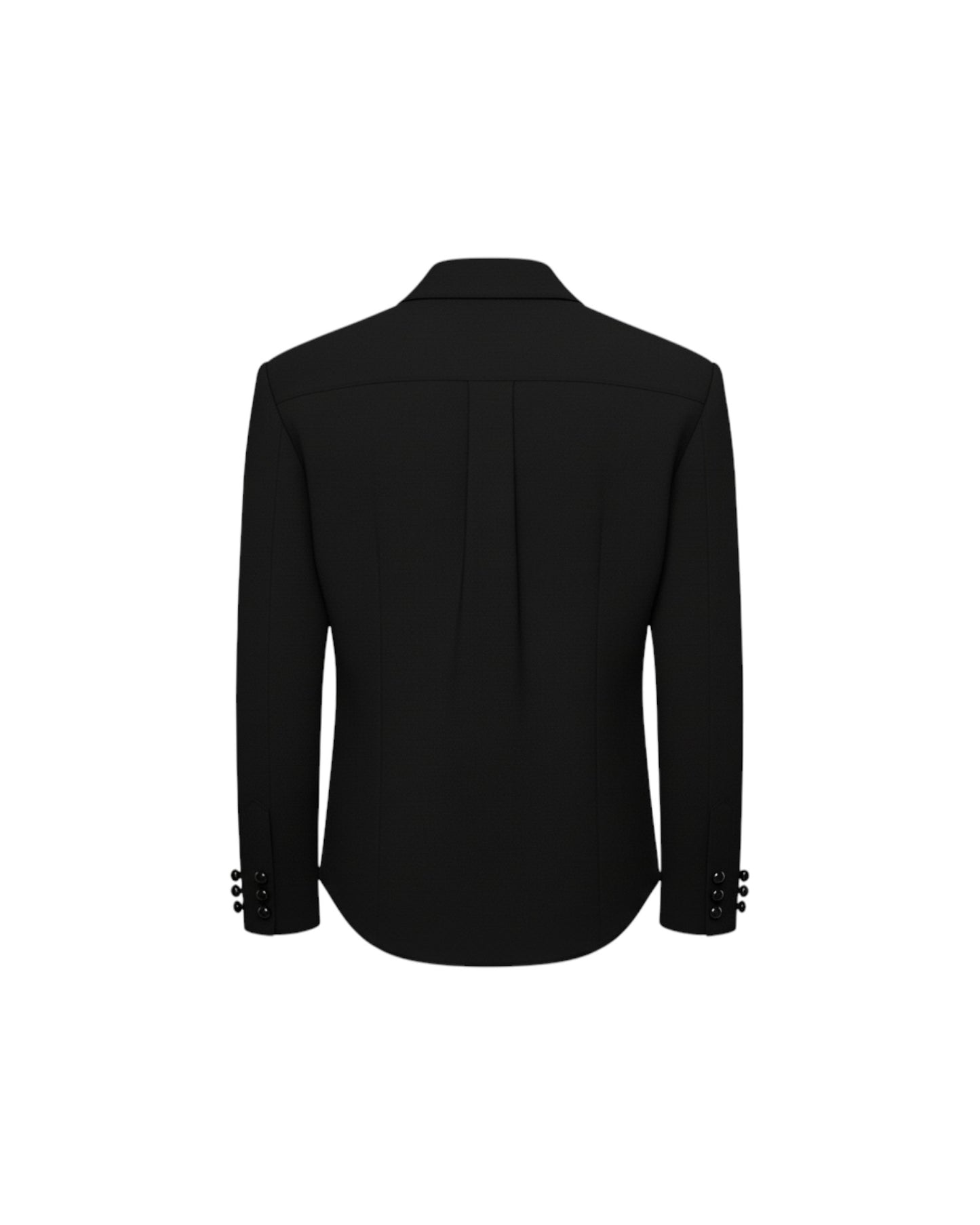 Deep V-Neck Long Sleeve Polo Shirt