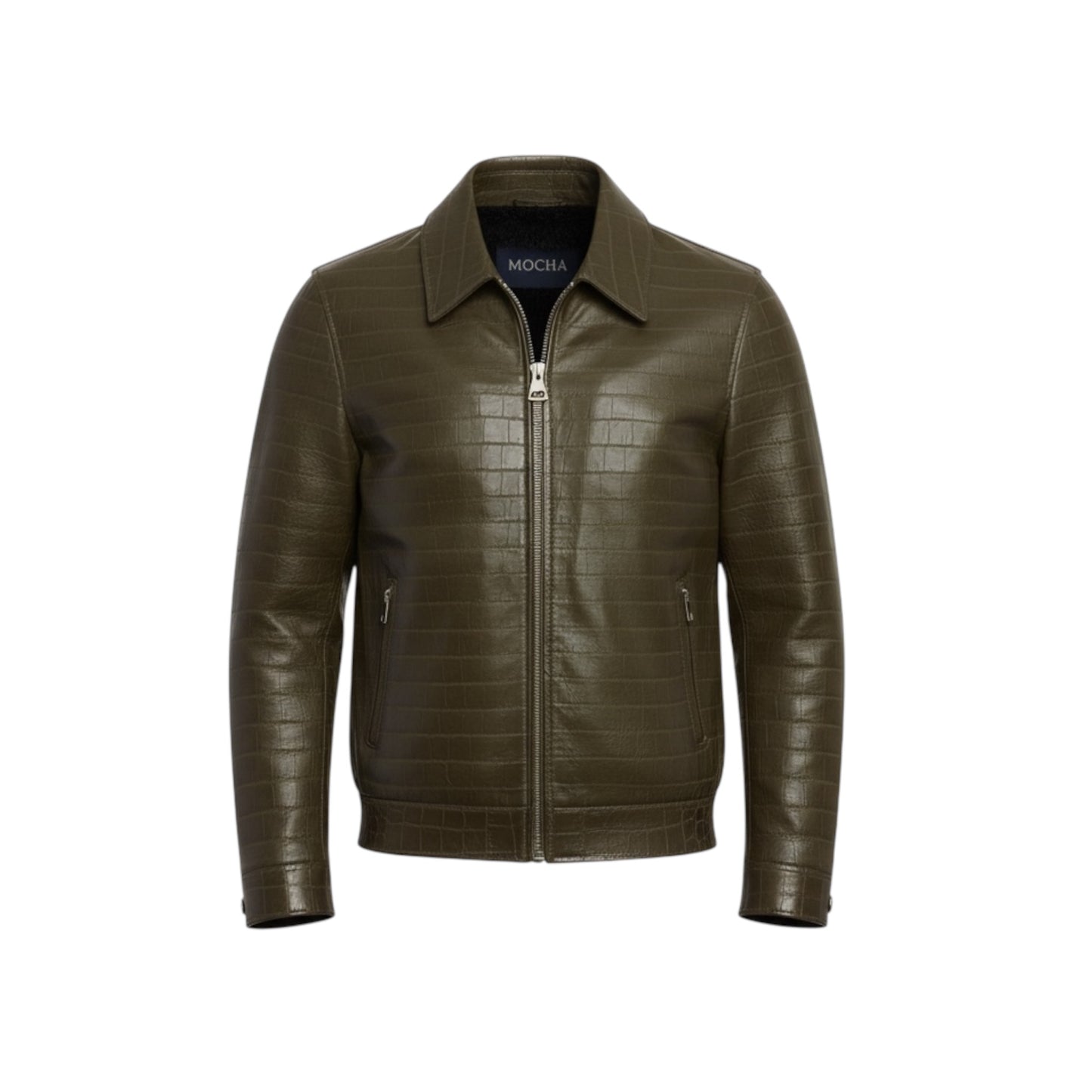 Lambskin leather & Rex fur Jacket