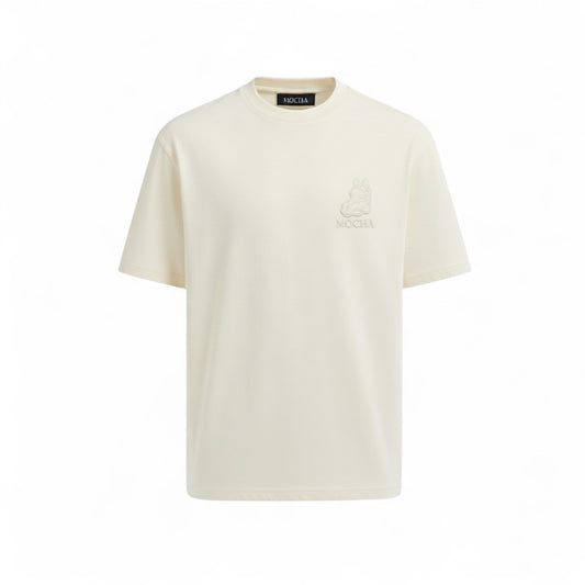 MOCHA embroidered Tee.