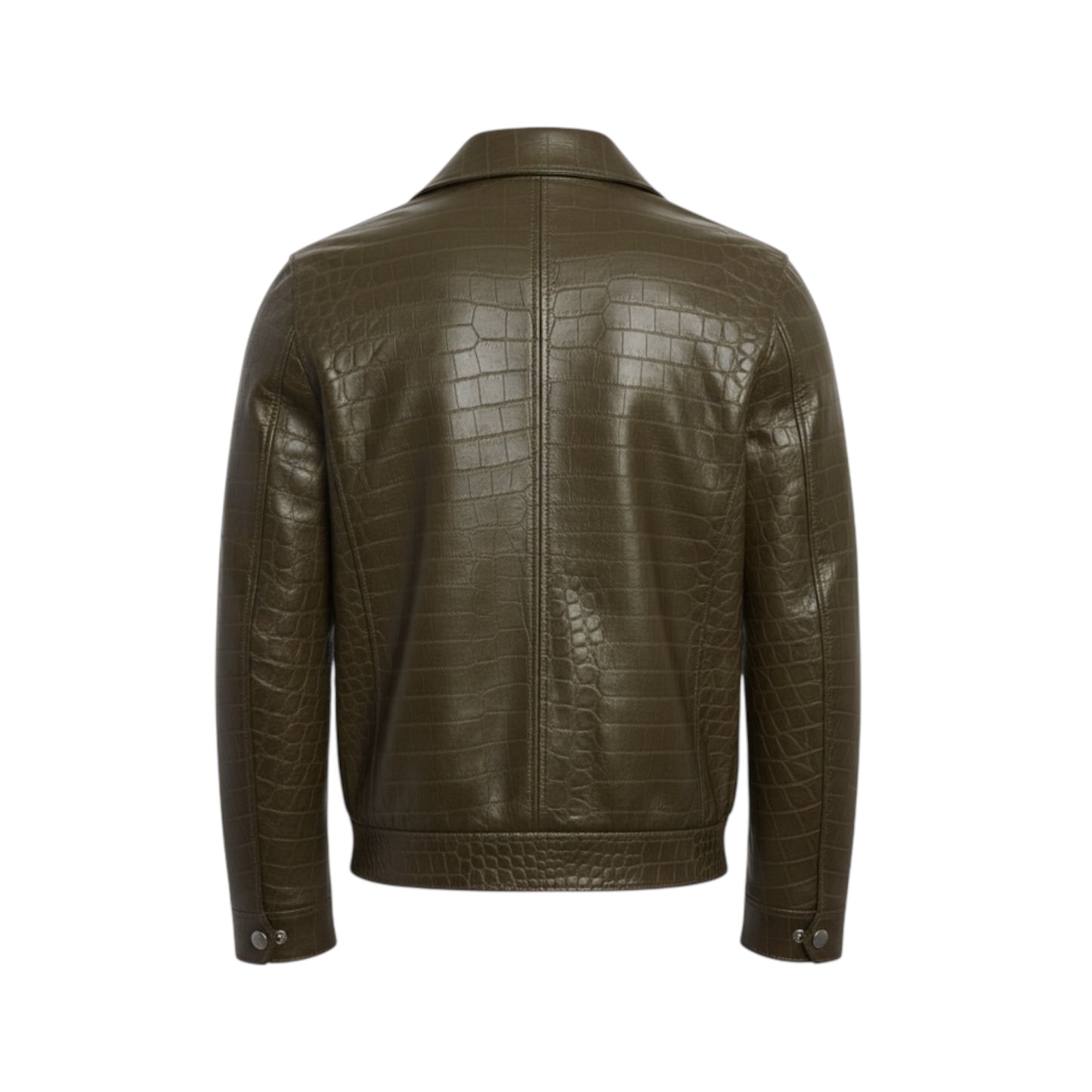 Lambskin leather & Rex fur Jacket