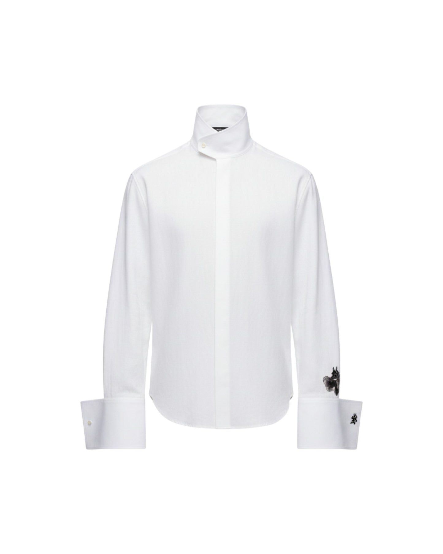 HIGH COLLAR DRESS SHIRT