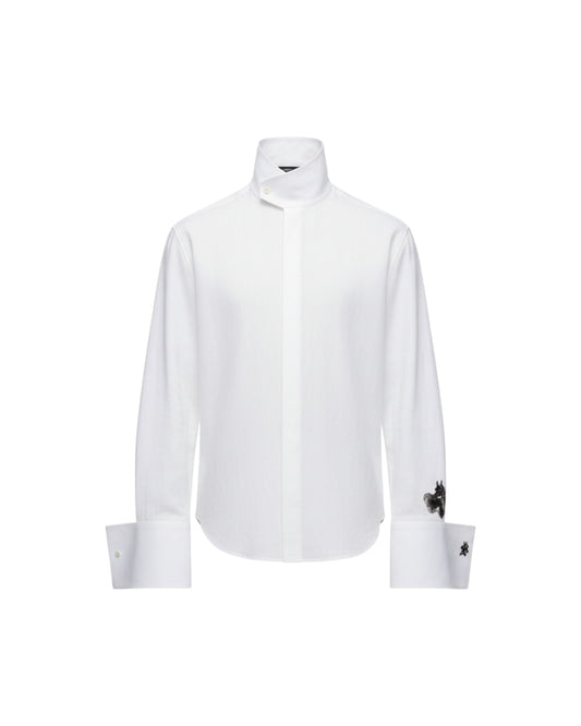 HIGH COLLAR DRESS SHIRT