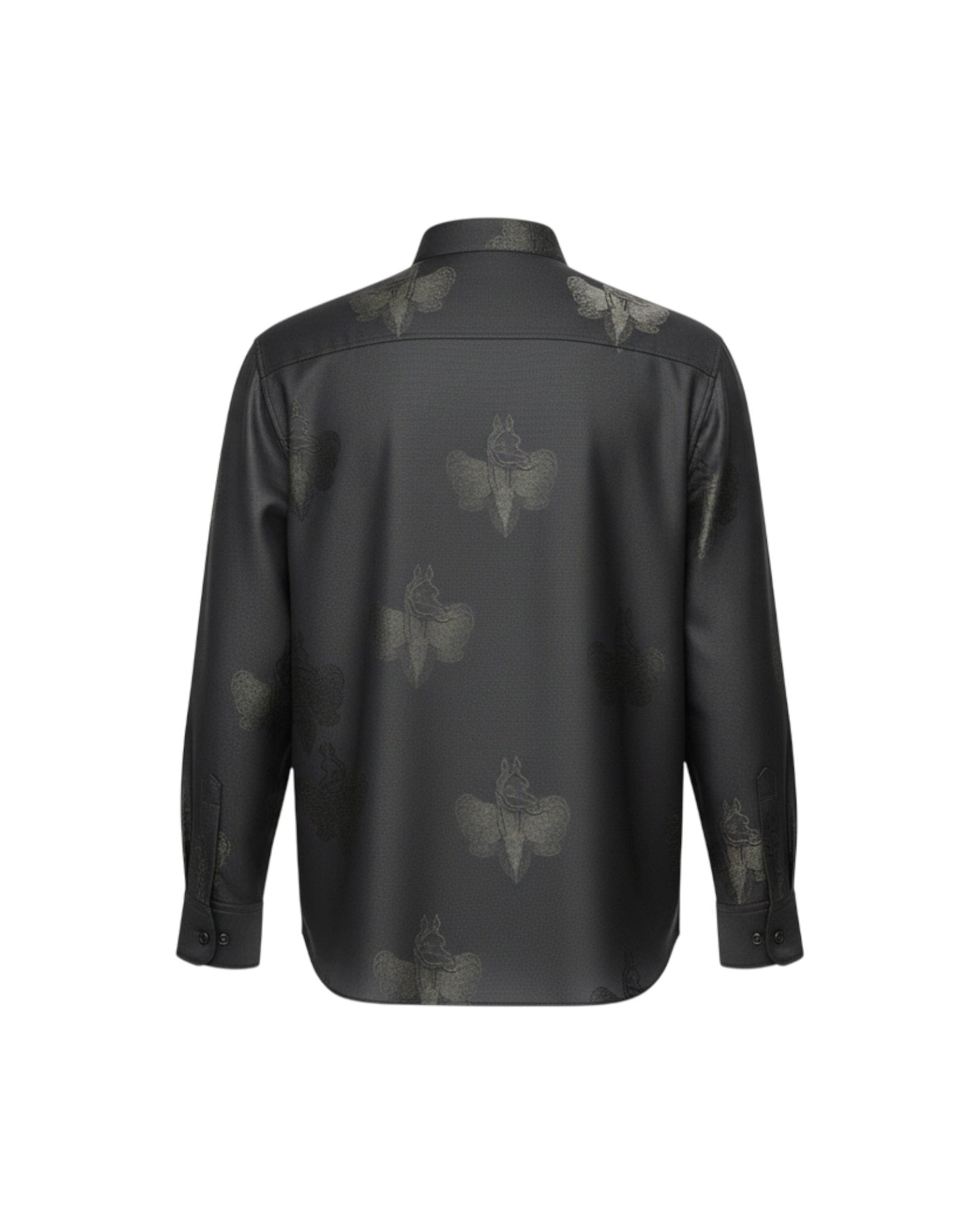 MOCHA ORNAMENTAL SHIRT