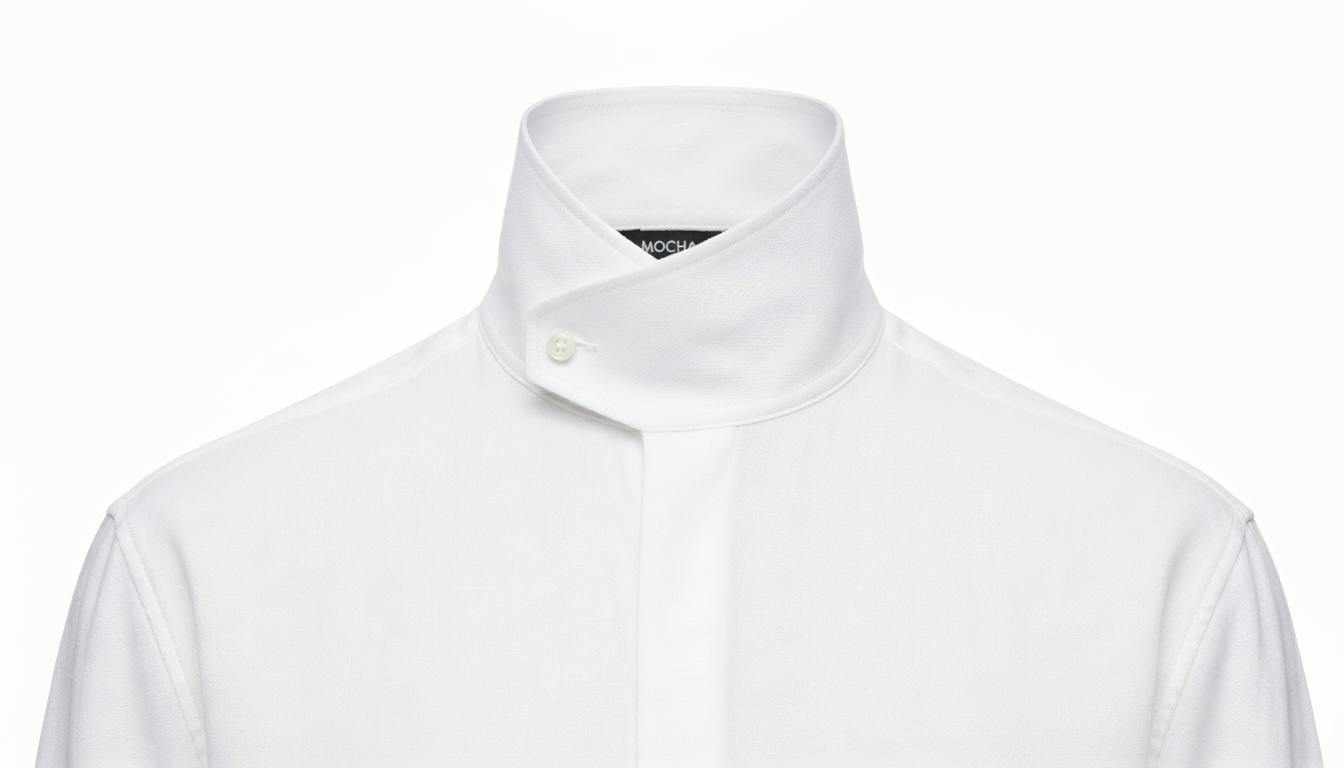HIGH COLLAR DRESS SHIRT